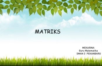 Materi Matriks (1)