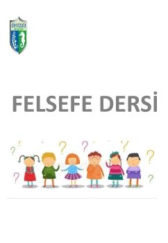 Felsefe Dersi 3.Sınıf