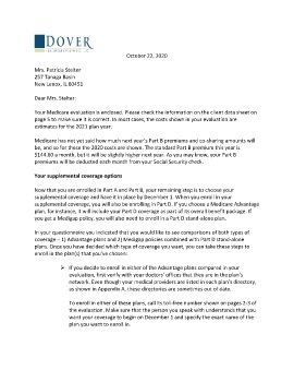 Cover Letter and Evaluation for Patricia Stelter -- PDF version