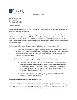 Cover Letter and Evaluation for Forrest Hoover