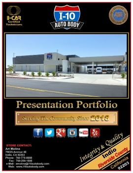 I-10 Auto Body - Presentation Portfolio