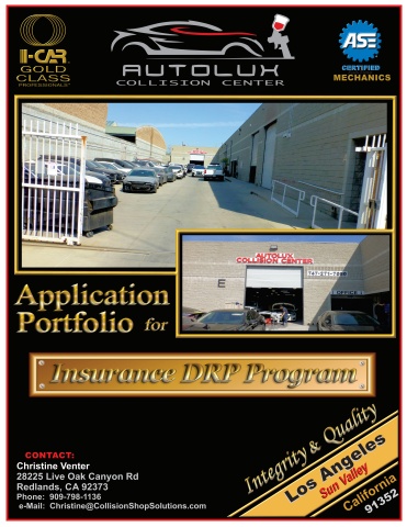 AUTOLUX COLLISION CENTER (Insurance Presentation Portfolio)