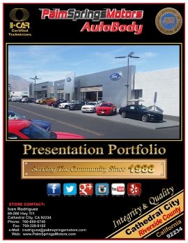 Palm Springs Auto Body - Presentation Portfolio