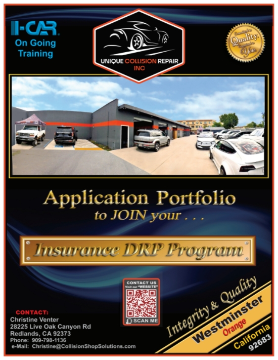 UNIQUE Collision Center (Insurance Presentation Portfolio)