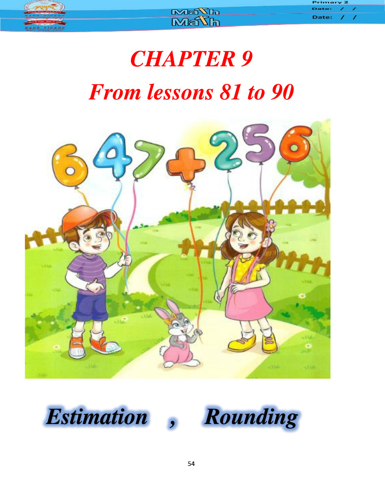 math primary 2 second part_Neat