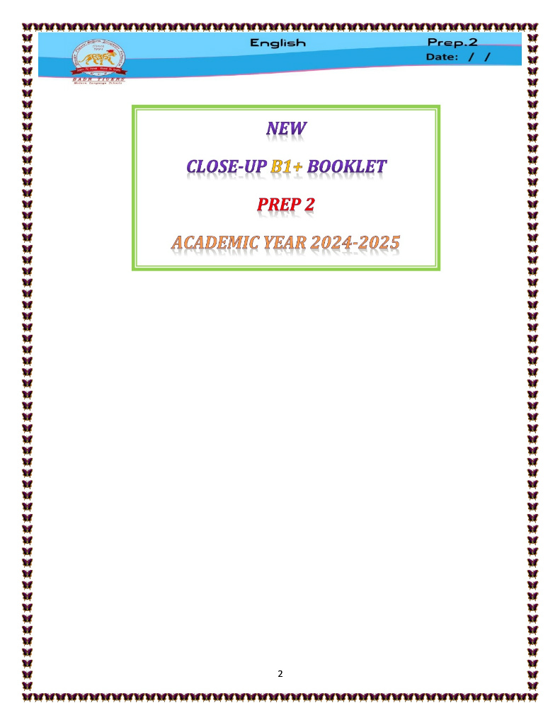 unit 1 prep 2 e book first term_Float