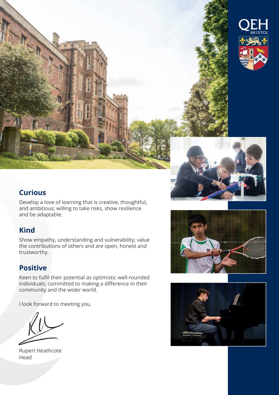 QEH Year 9 Scholarships 2024.25