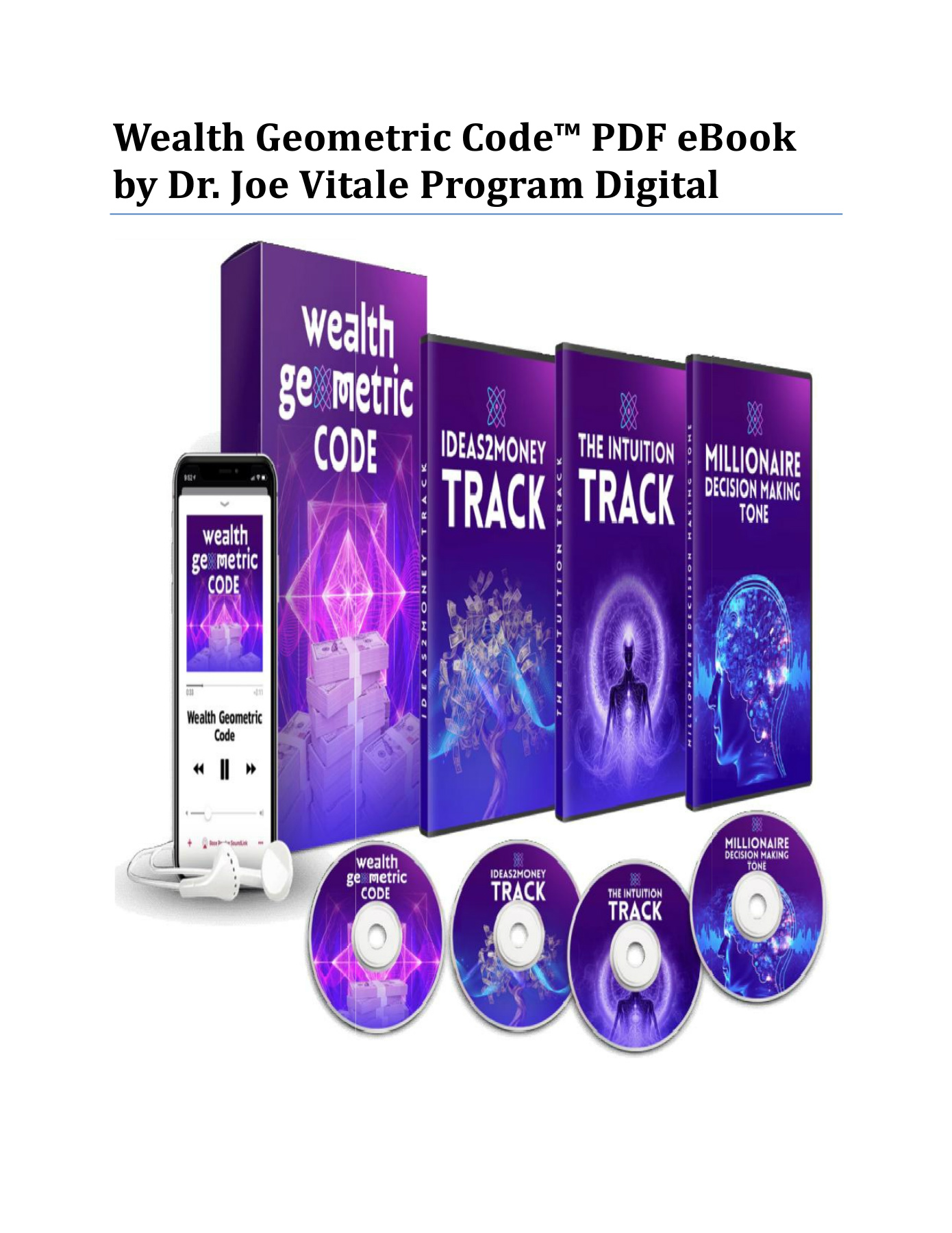 Wealth Geometric Code™ PDF eBook by Dr. Joe Vitale Program