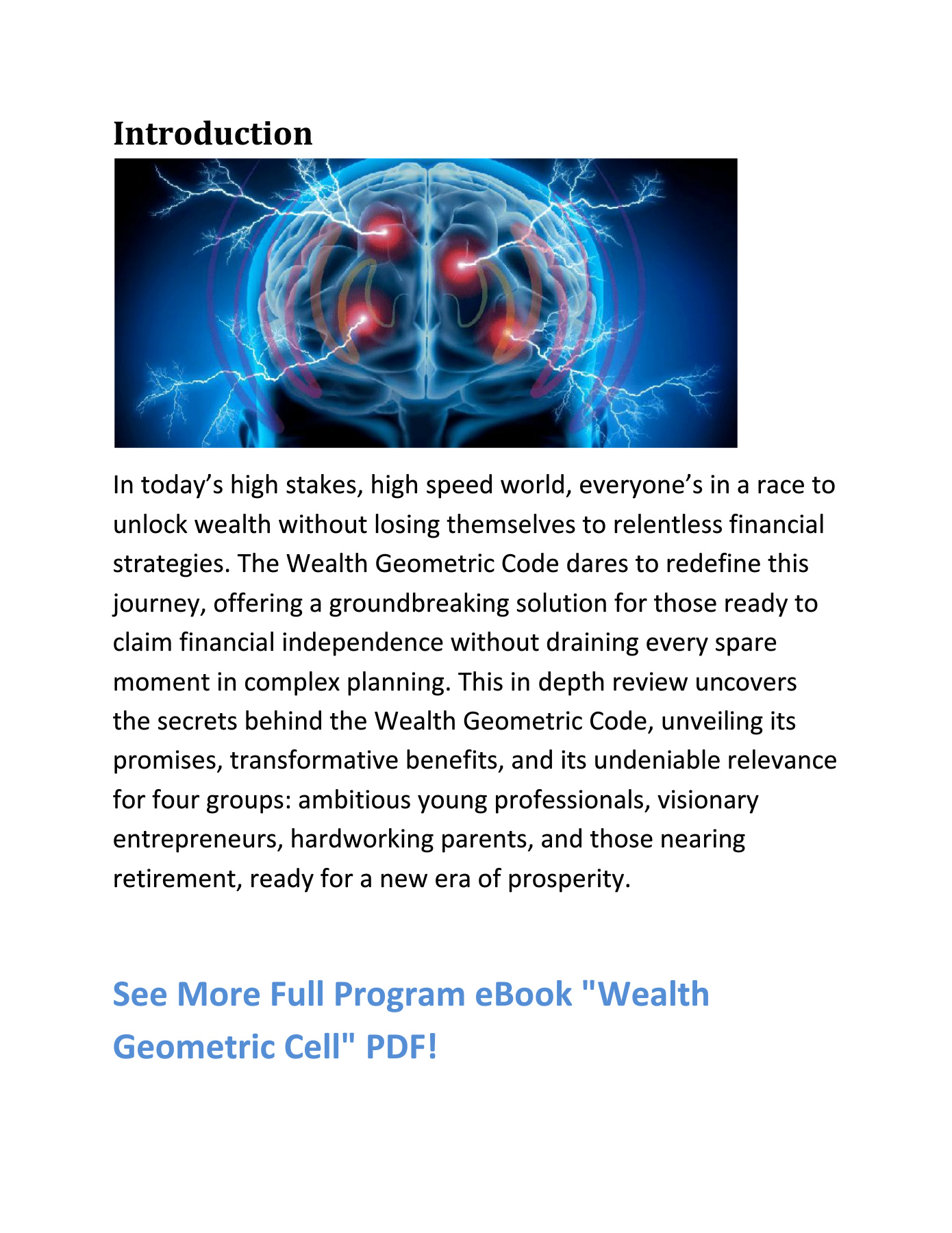 Wealth Geometric Code™ PDF eBook by Dr. Joe Vitale Program