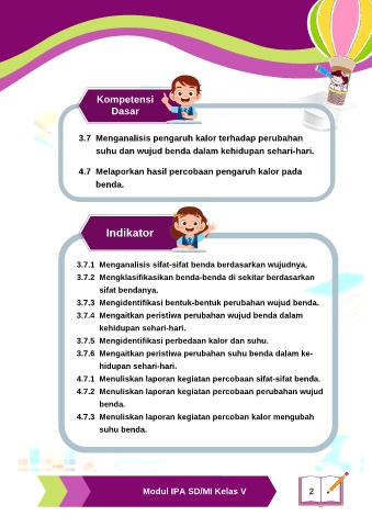 Page 7 - E-MODUL SIFAT DAN PERUBAHAN WUJUD BENDA KELAS 5