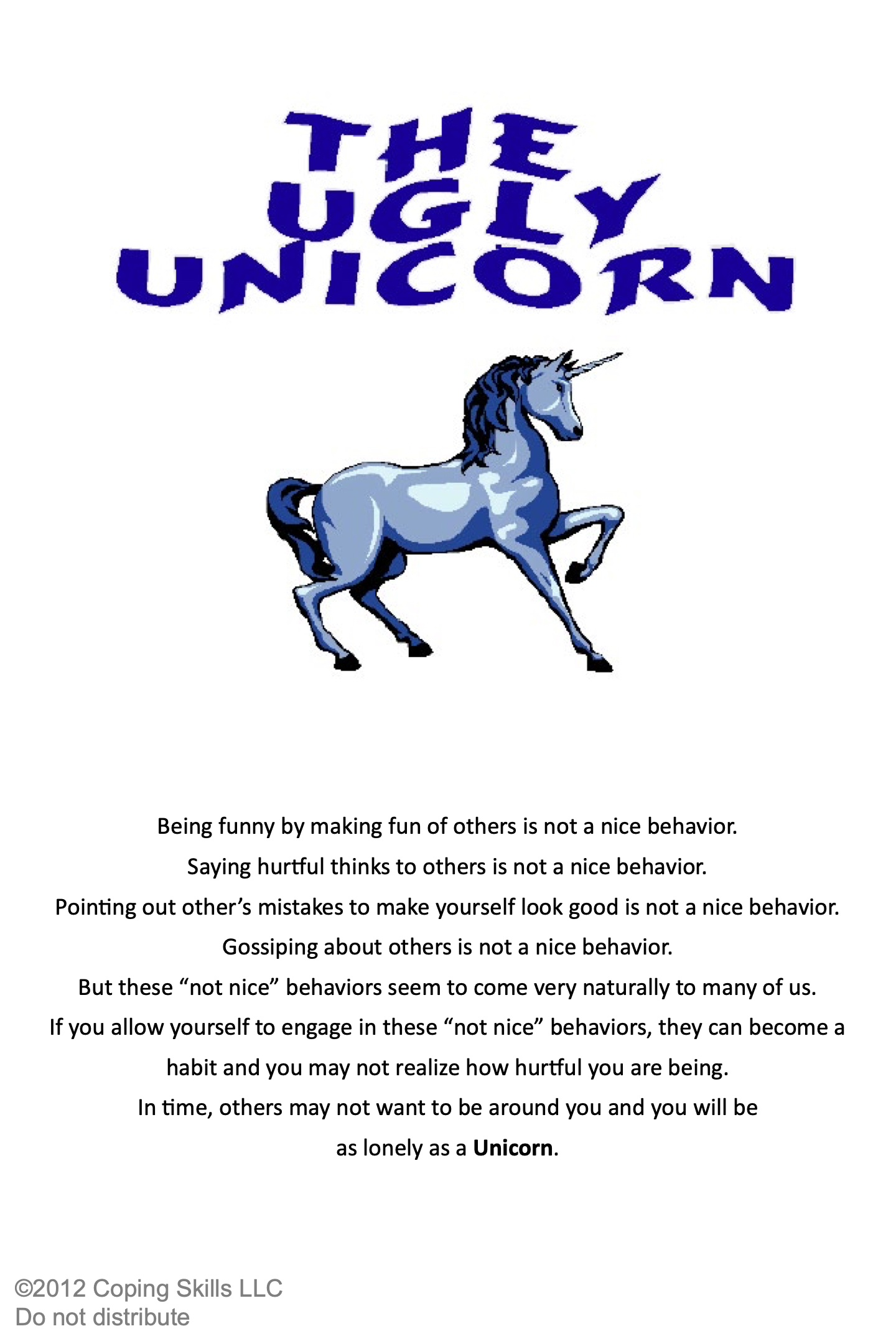unicorn poems funny