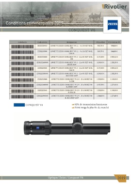 Zeiss conquest hotsell v6 prix