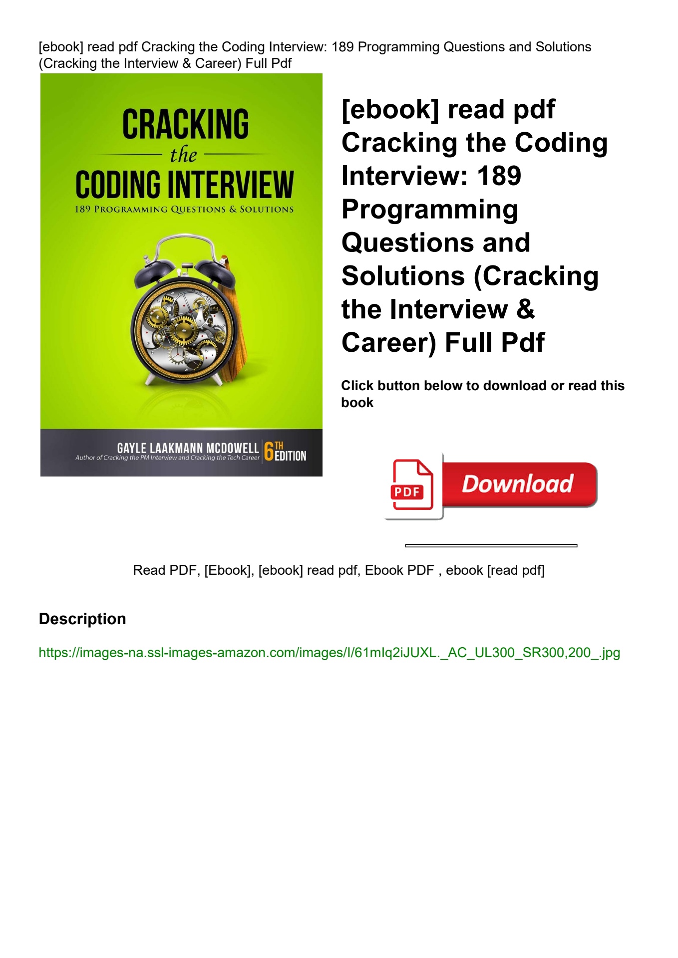 [ebook] read pdf cracking the coding interview 189 programming ...