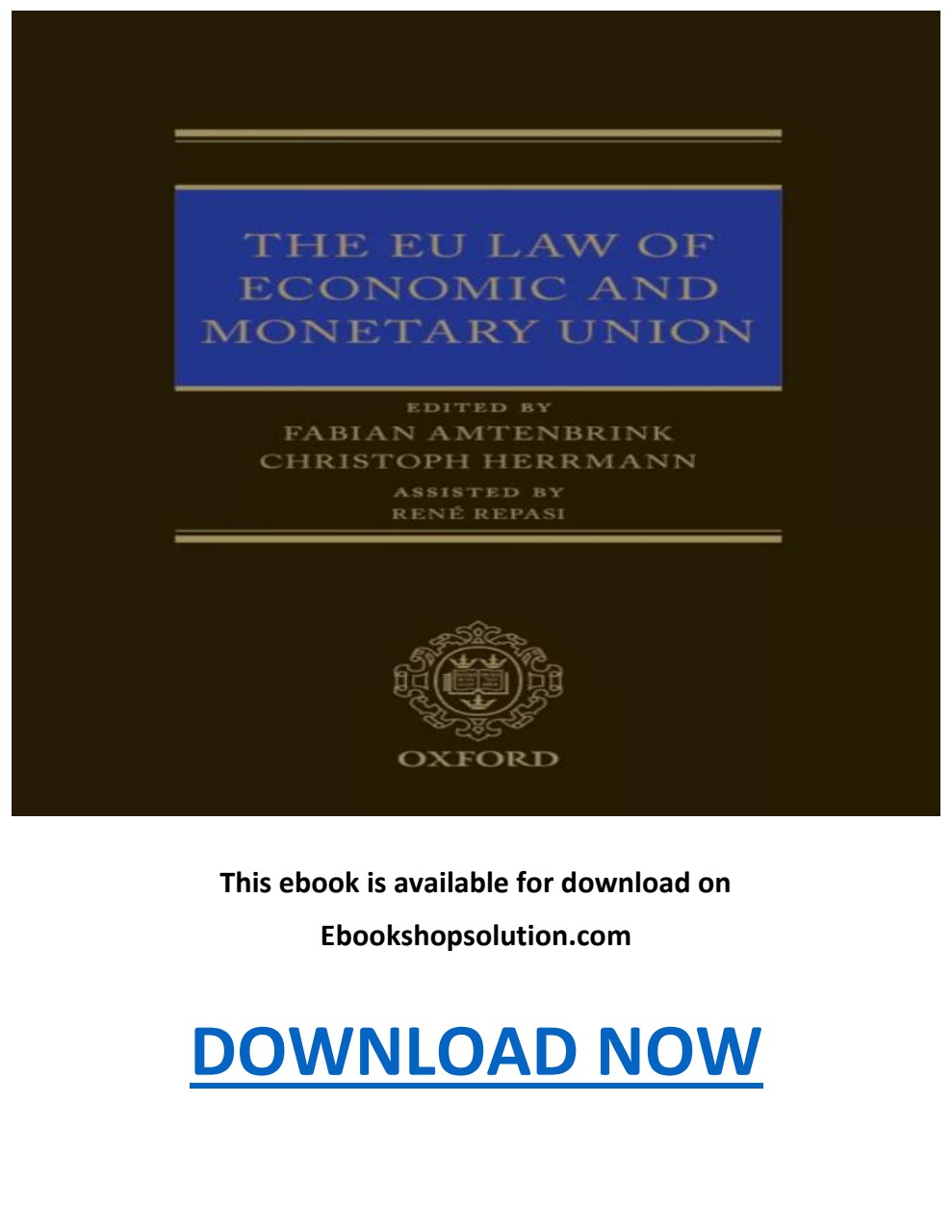 EU Law of Economic and Monetary Union PDF