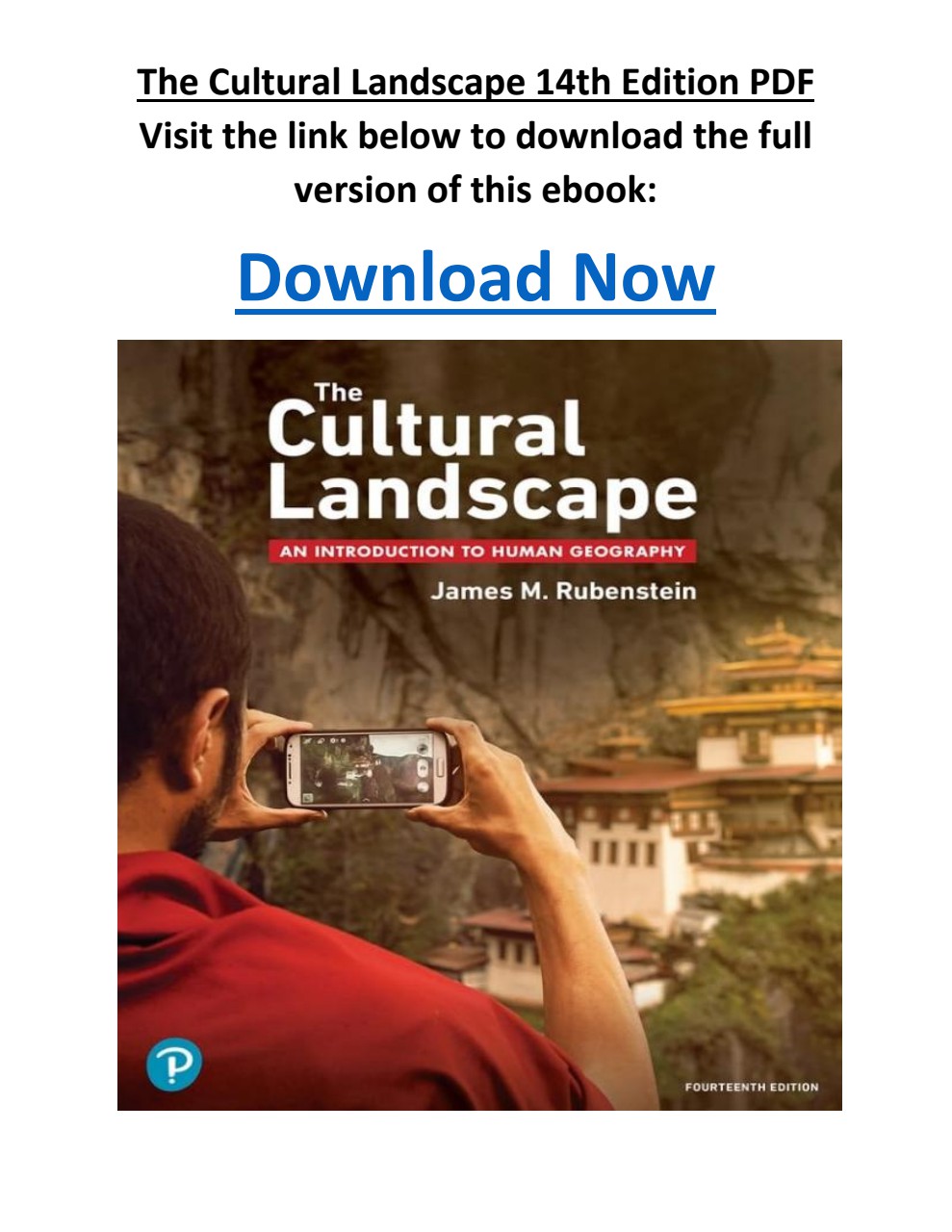 The Cultural Landscape 14th Edition PDF