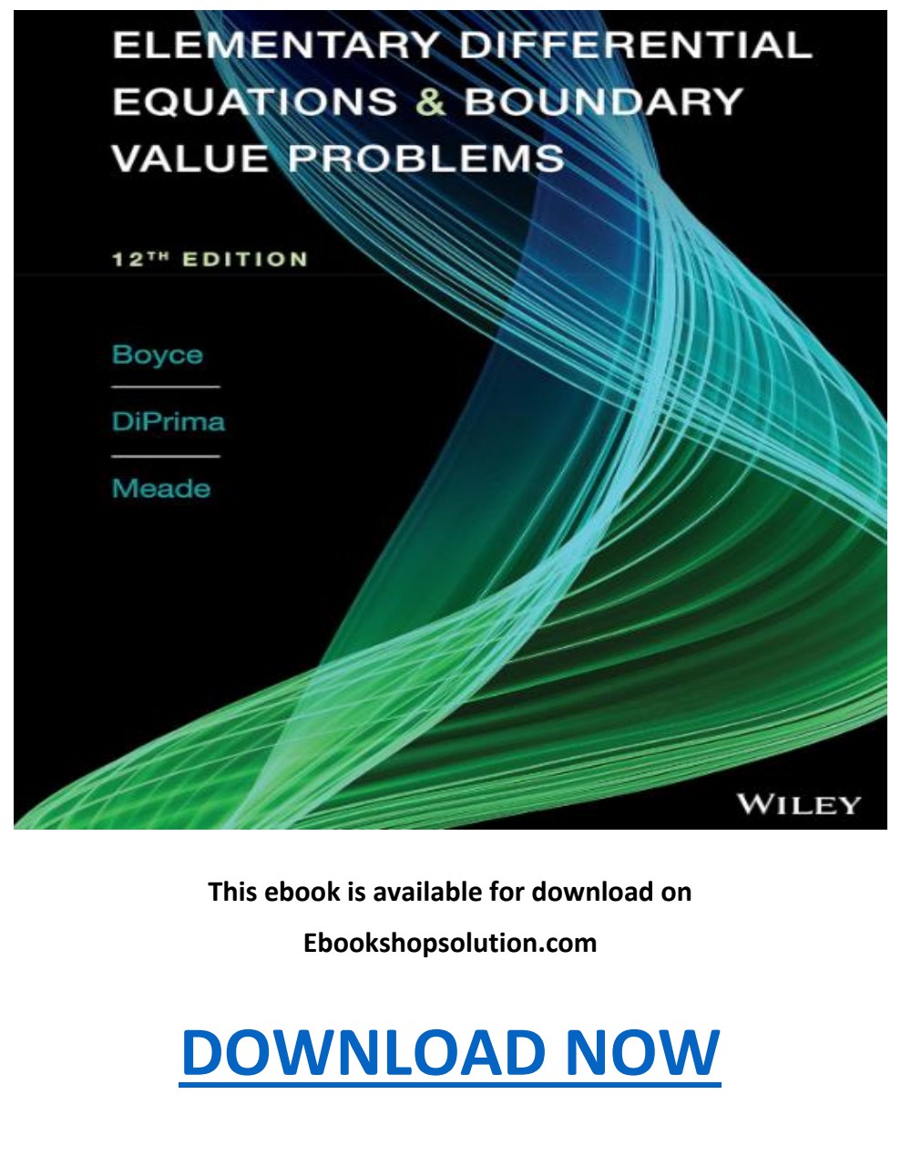 Elementary Differential Equations and Boundary Value Problems 12th ...