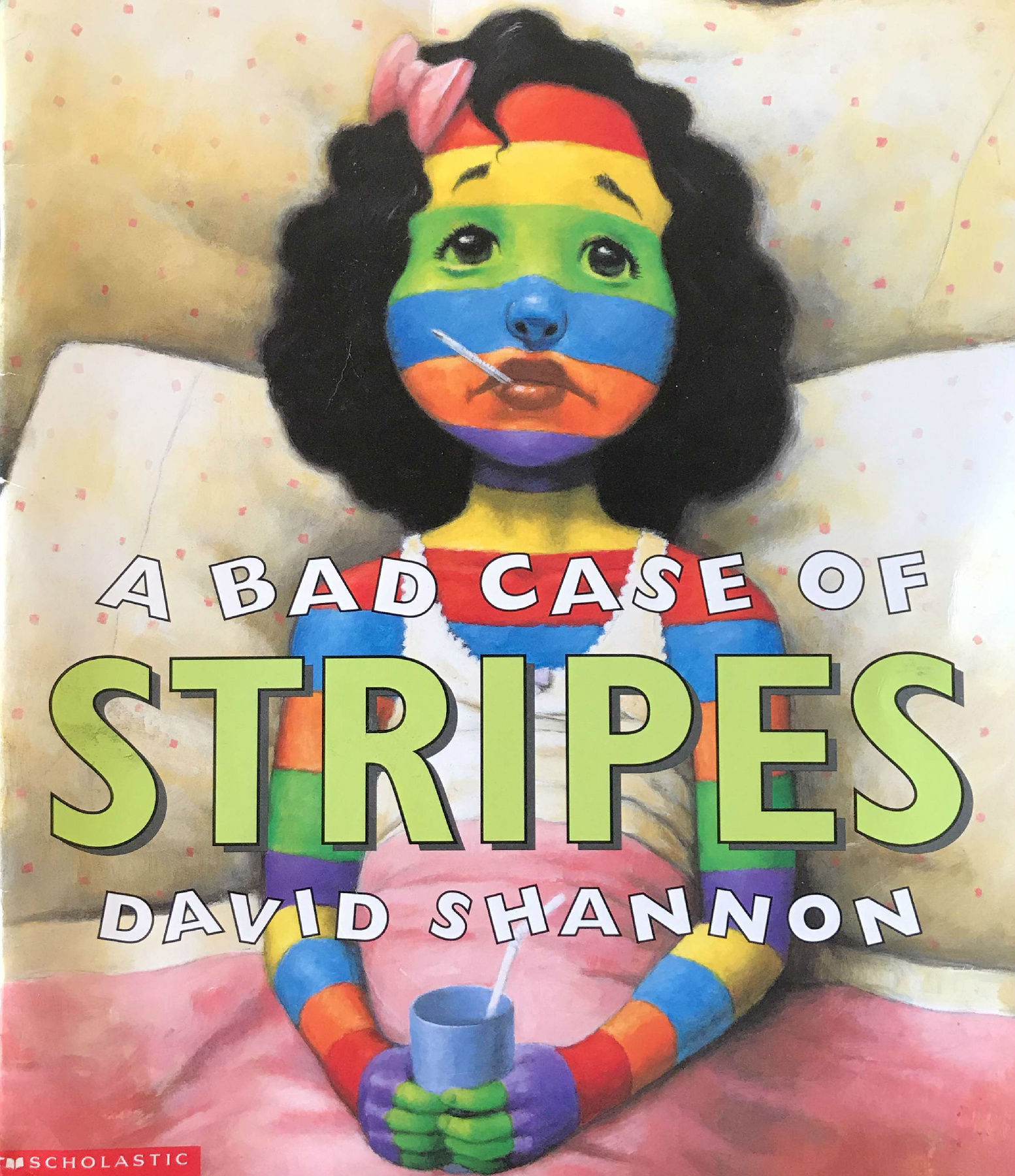 Reading Confetti: A Bad Case of the Stripes Craft: Virtual Book