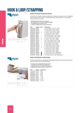 Self-Adhesive D-Ring Straps