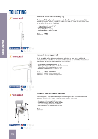 Online Product Catalog - Leg Supports - Product