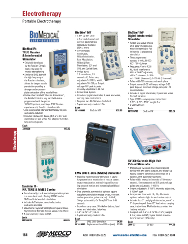 Buy BioMedical EMS 2000 Electrical Neuromuscular Stimulator