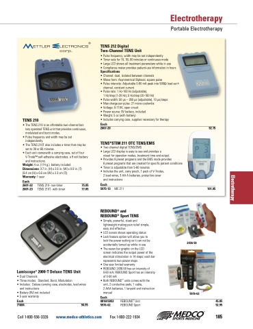 TENS 212 Digital Two-Channel TENS Unit