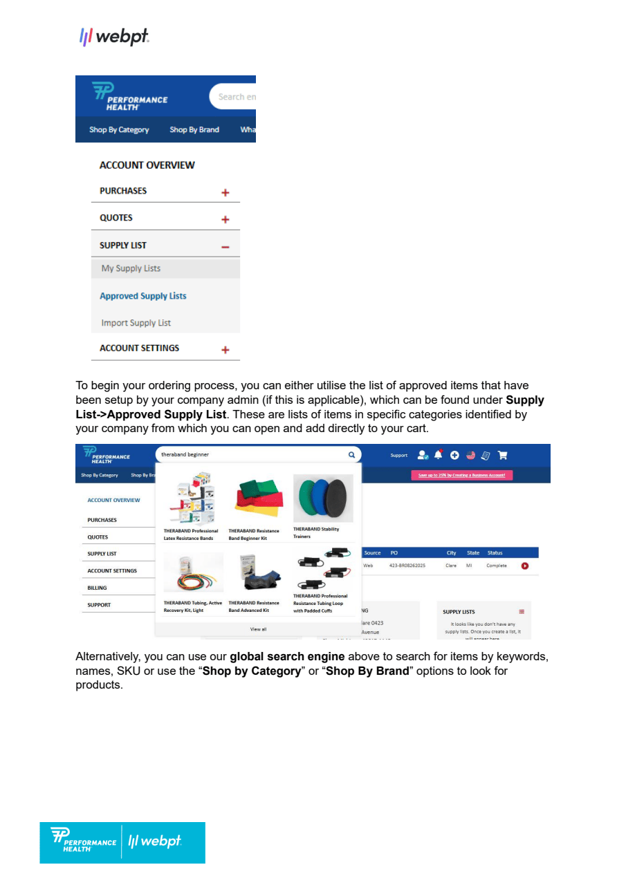 Webpt Pdf Samples Performance Health | WebPT User Guide 2026