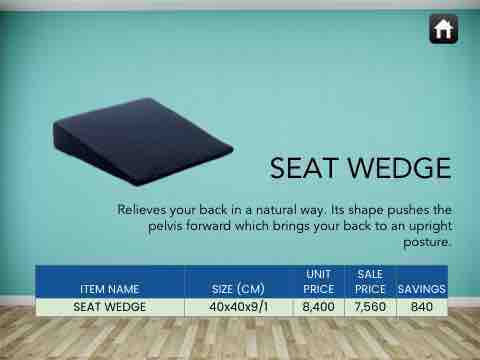 Tempur Seat Wedge