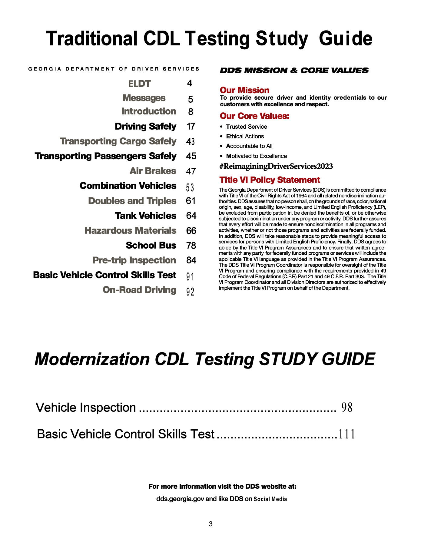 Wisconsin Cdl Handbook.pdf Draft 2023 2024 CDL Manual w Modernization Info
