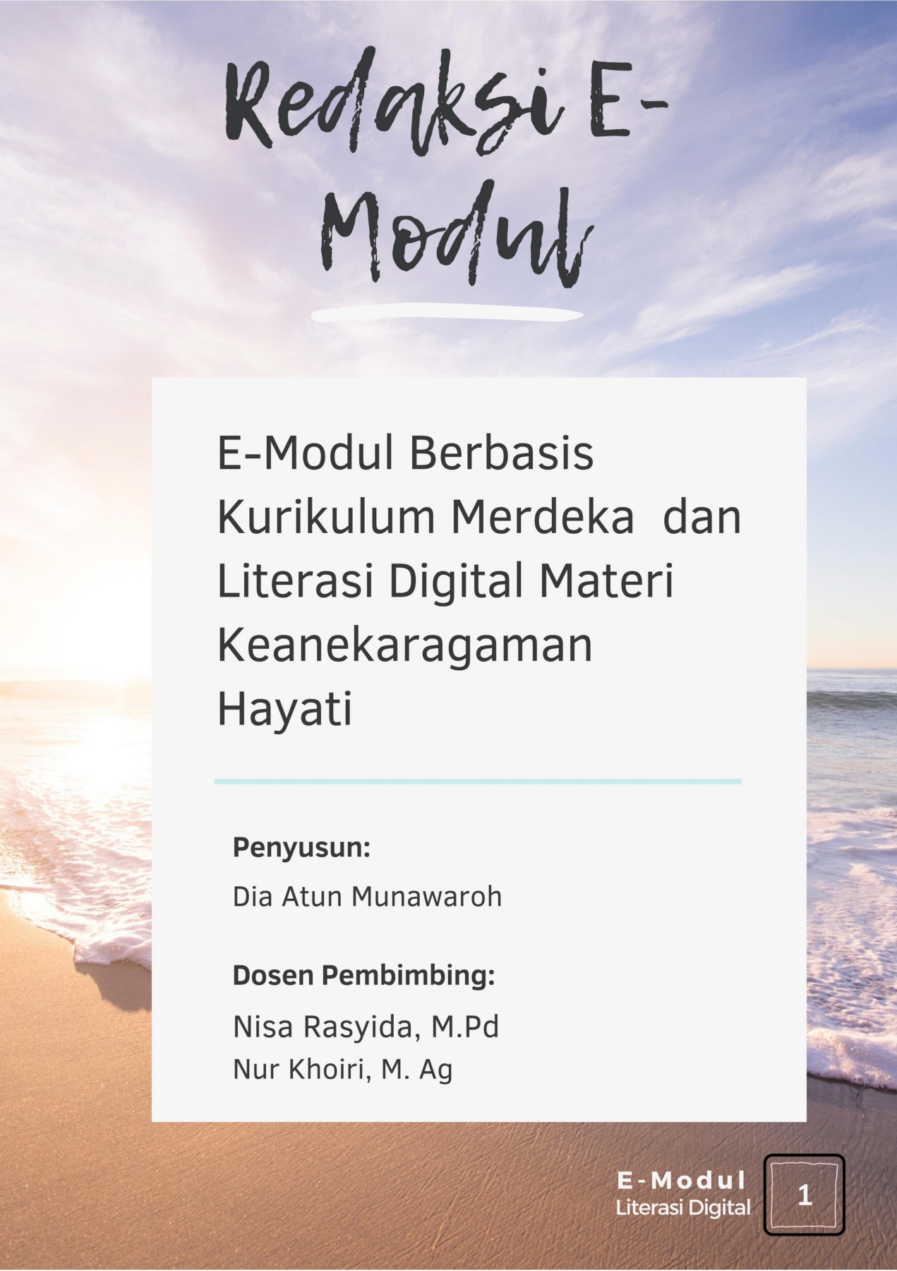 Modul Utama Epaper E-Modul Literasi Digital