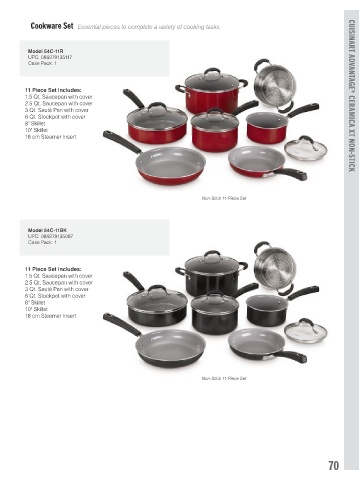 Cuisinart Advantage Ceramica XT Non-Stick 11 Piece Cookware Set