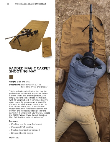 Padded Magic Carpet Shooting Mat