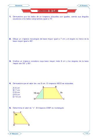 Ángulos y Lados congruentes worksheet