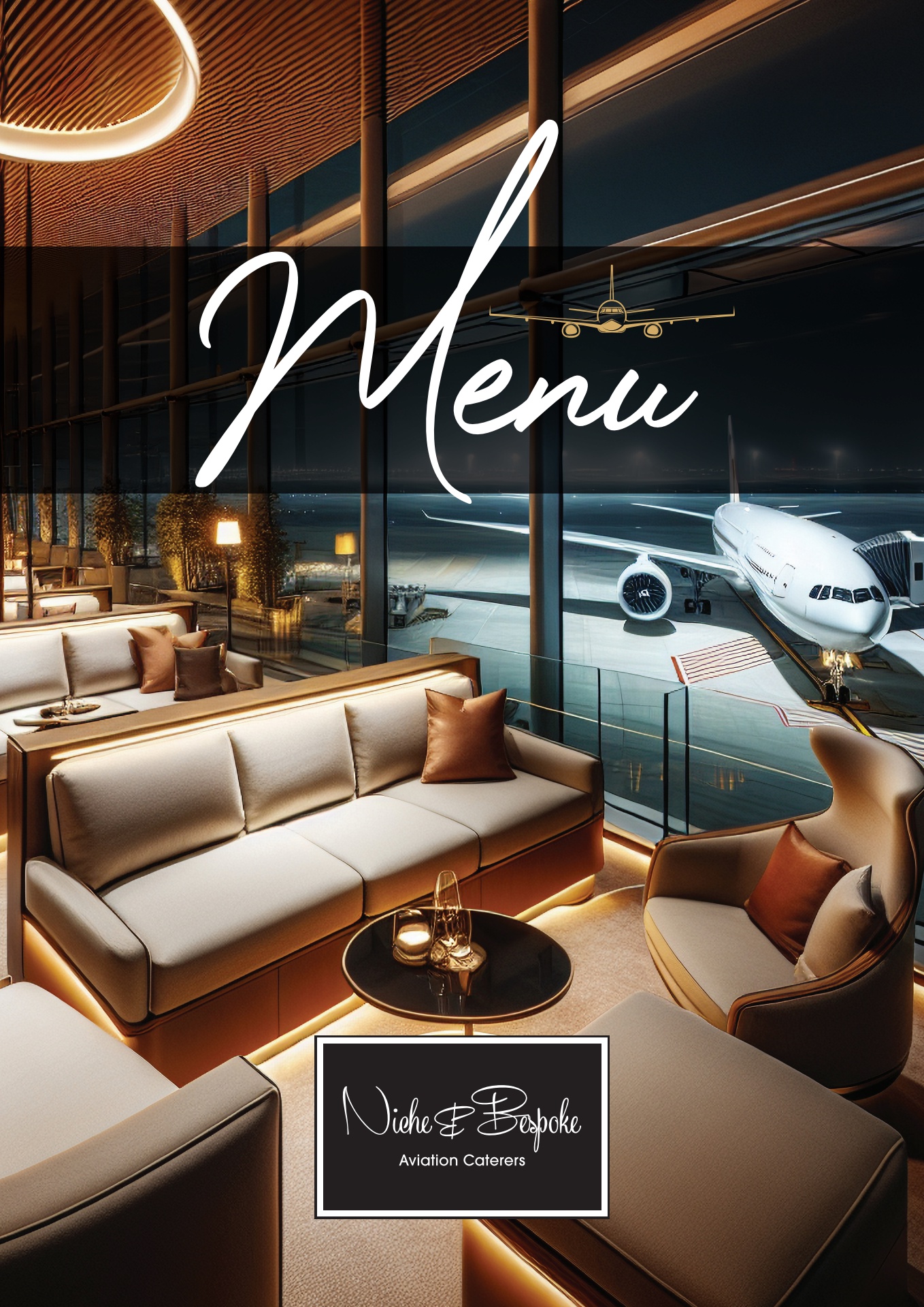 niche & bespoke catering - executive aviation catering... Niche & Bespoke Aviation Catering - Menu 2025 - NEW VERSION