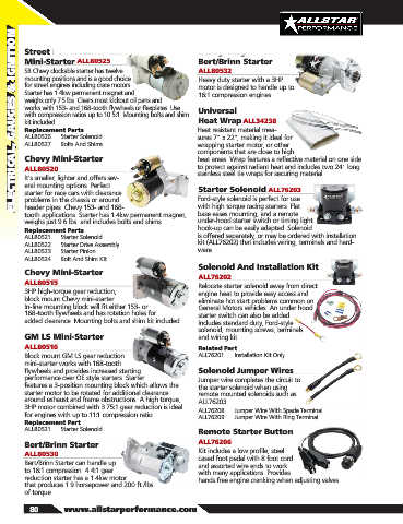 Page 82 - 2019 Allstar Performance Parts and Equipment Catalog