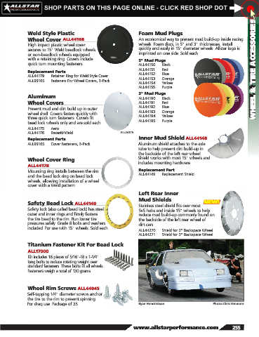 Page 257 - 2020 Allstar Performance Parts and Equipment Catalog