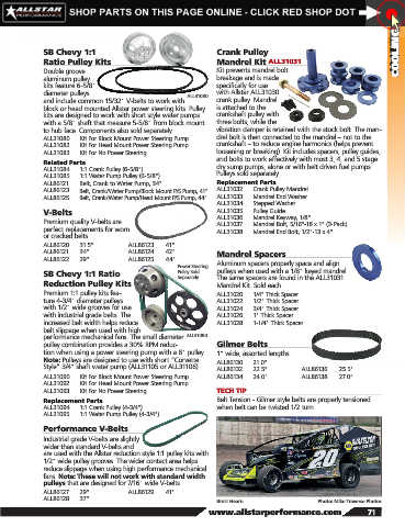 Page 73 - 2020 Allstar Performance Parts and Equipment Catalog