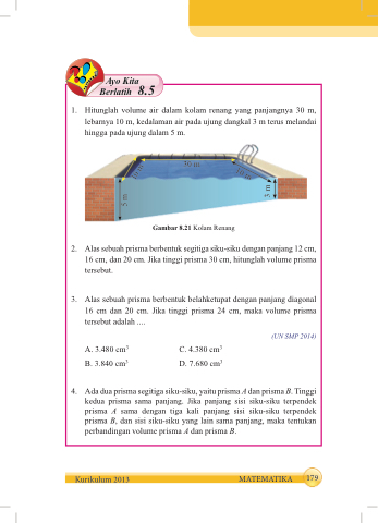 Buku Paket Kelas 8 Matematika Semester 2