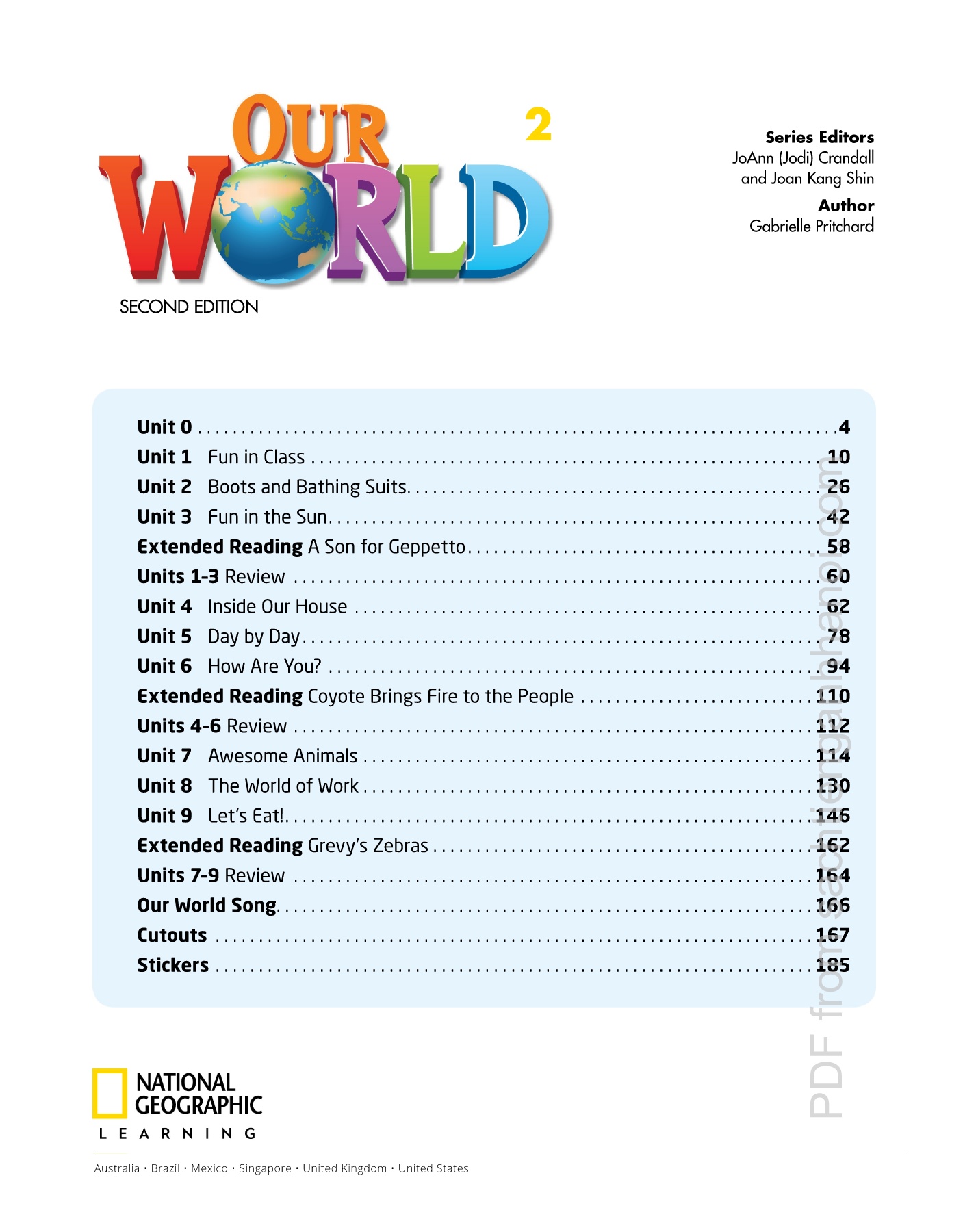 Our World 2 Student Book