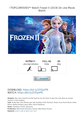 Watch frozen best sale 1 online