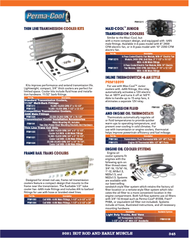 Hot Rod Transmission Oil Cooler Lines