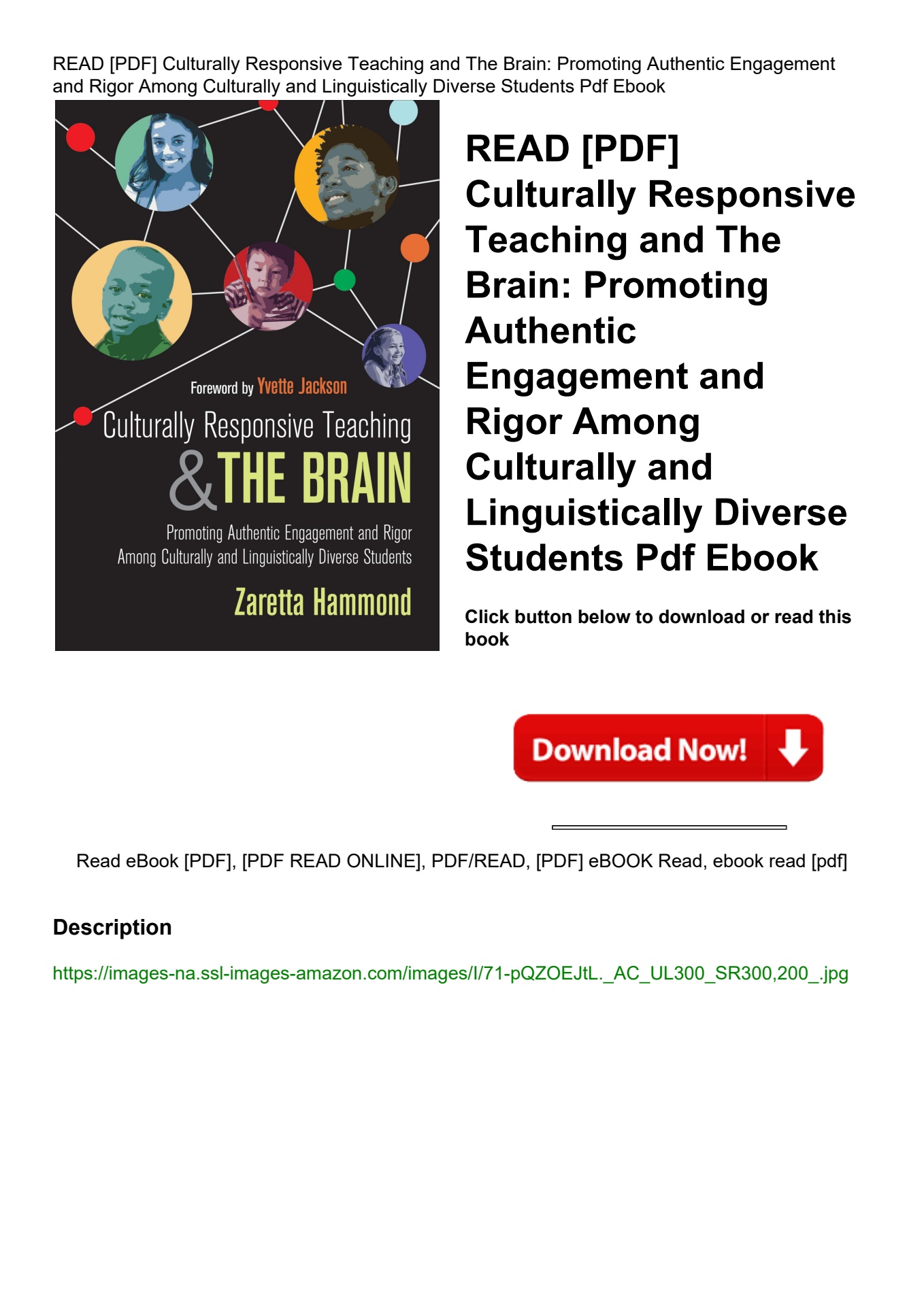 read [pdf] culturally responsive teaching and the brain promoting ...