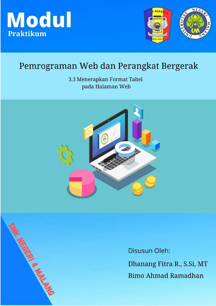 E-Modul Pemrograman Web Materi Format Tabel