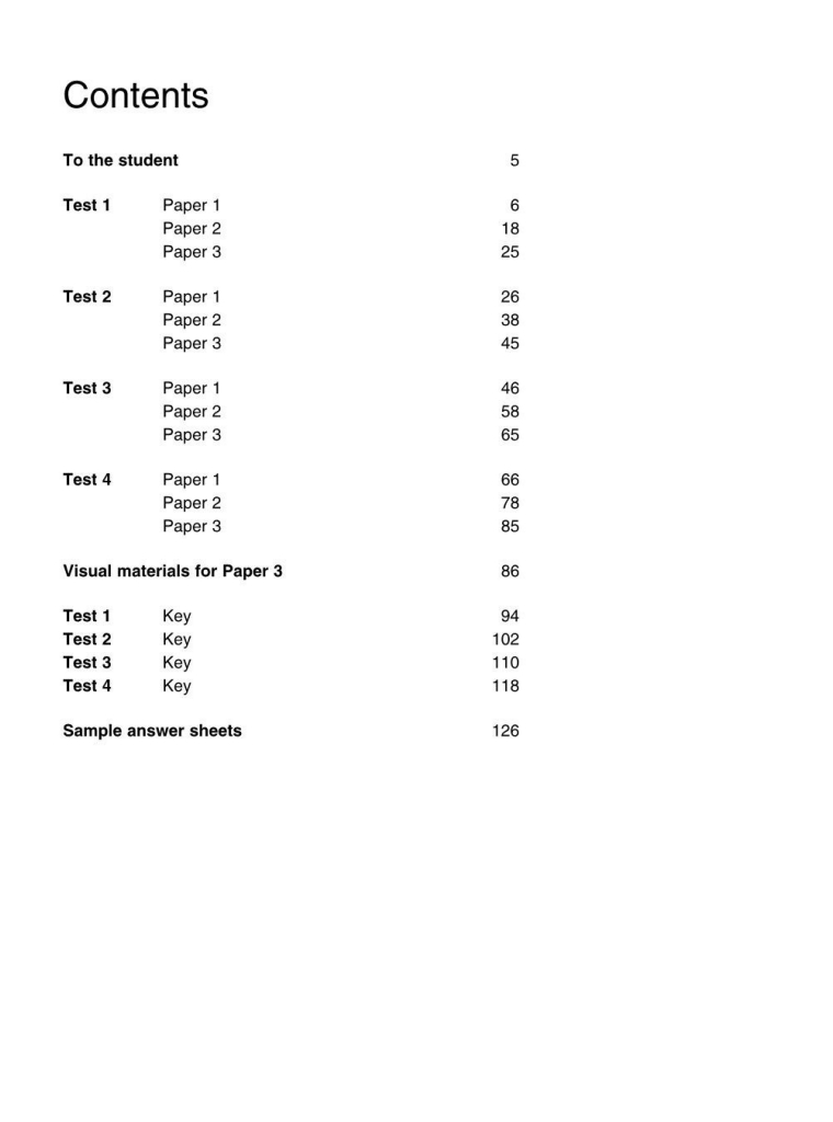 cambridge key english test 3 student's book with answers
