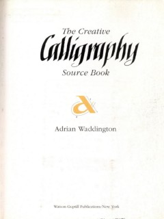 (caligrafia) - calligraphy source book