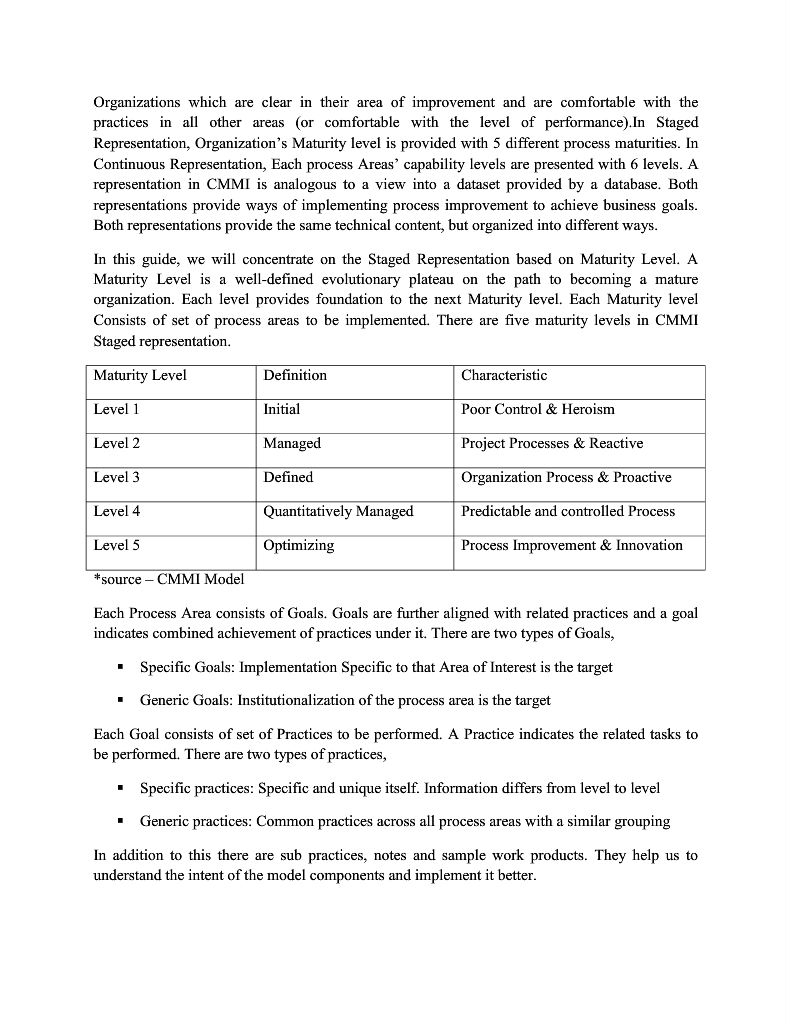 CMMI Implementation Guide