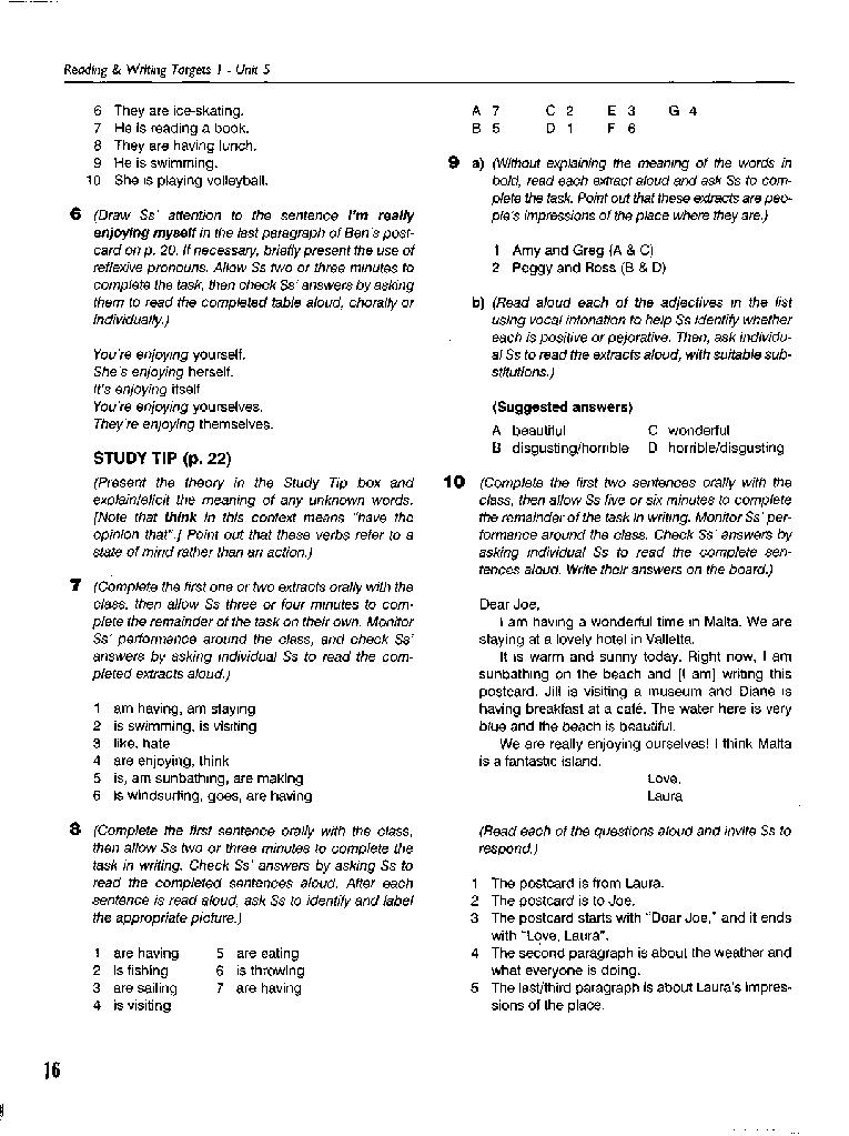 express publishing reading & writing targets 1 teachers' book