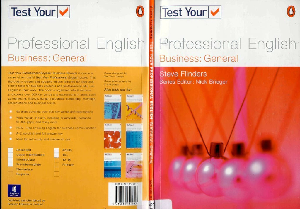 penguin longman, test your professional english - business-general