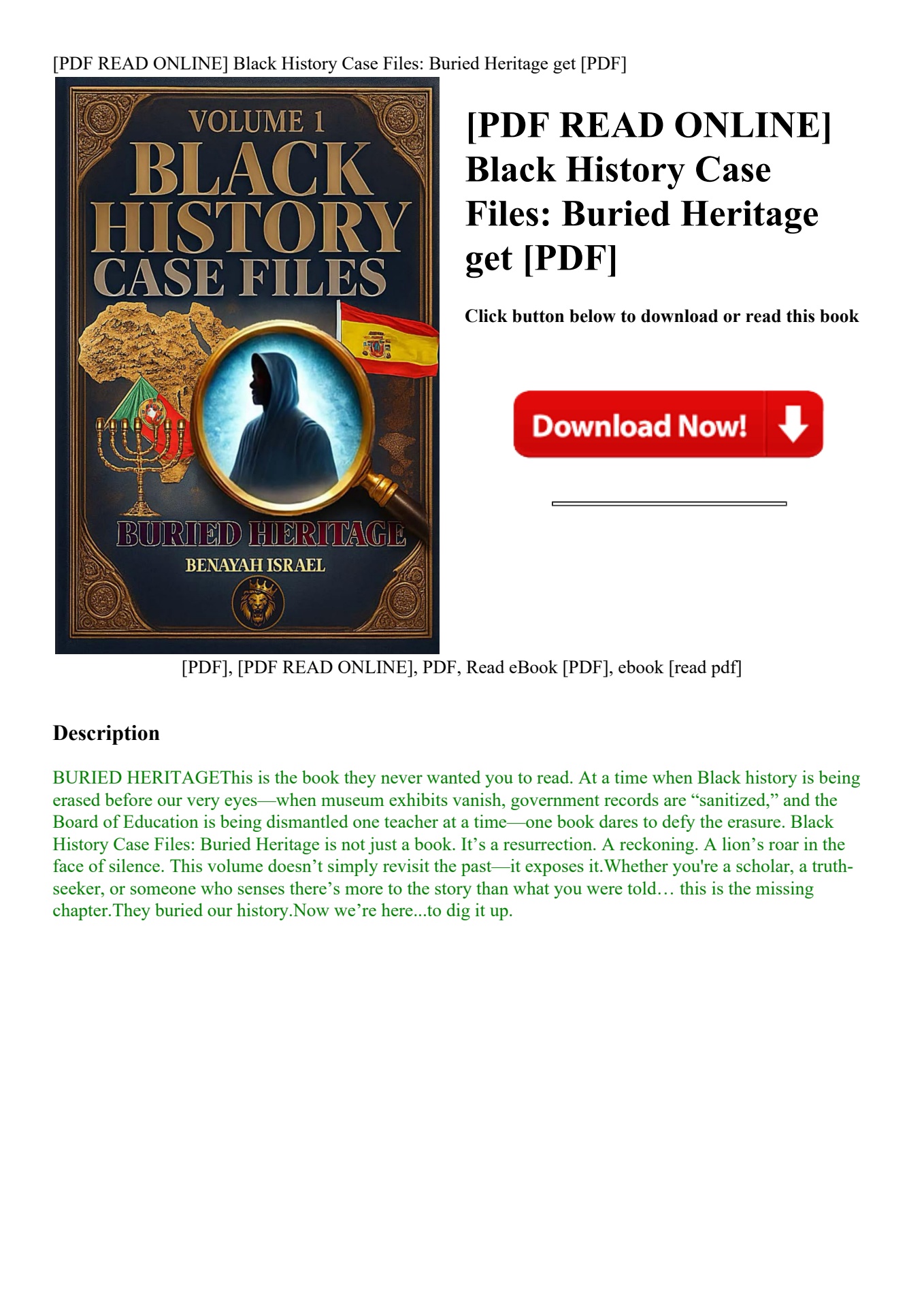 [pdf read online] black history case files buried heritage get [pdf]