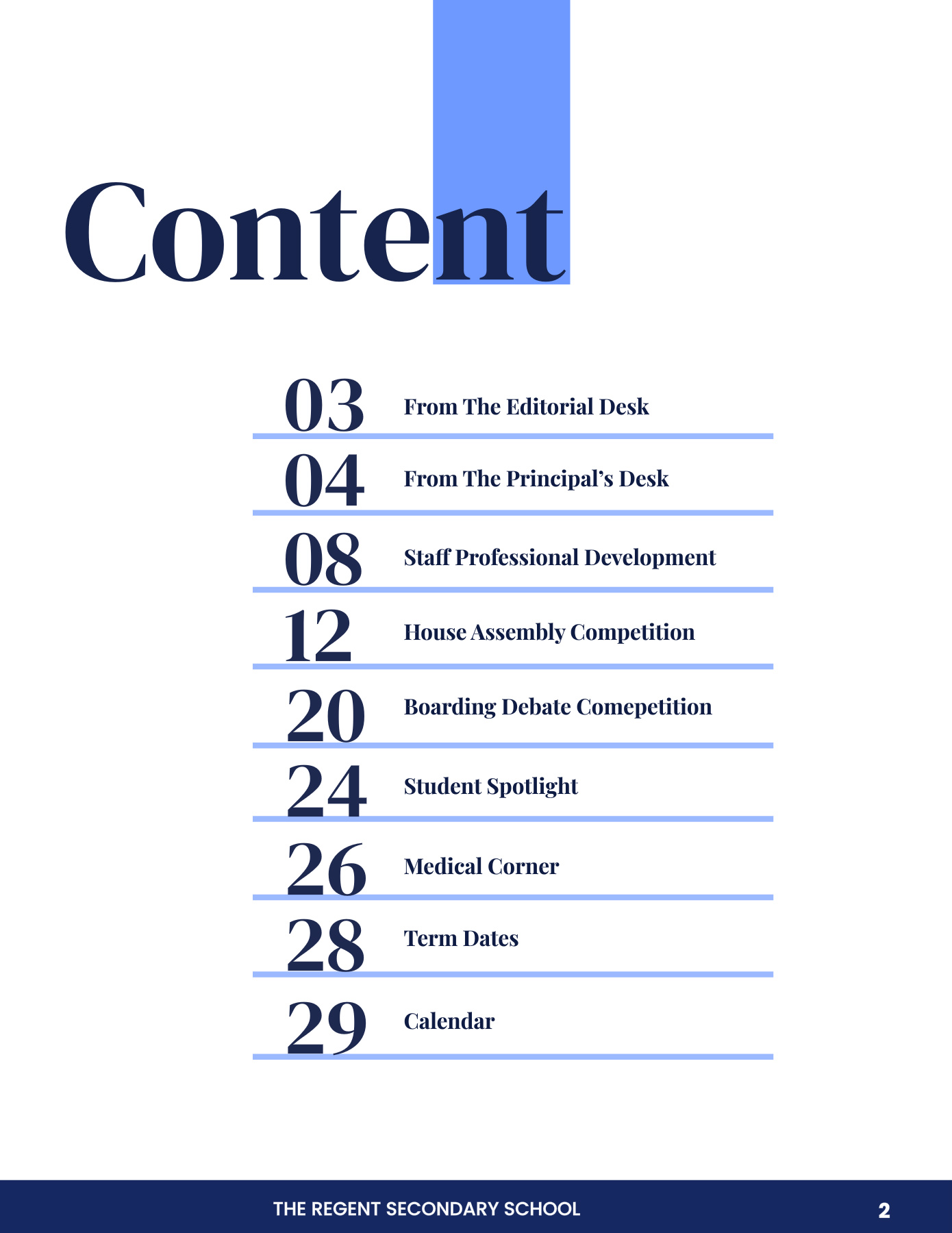 The Regent Digest Volume 14 Issue 28