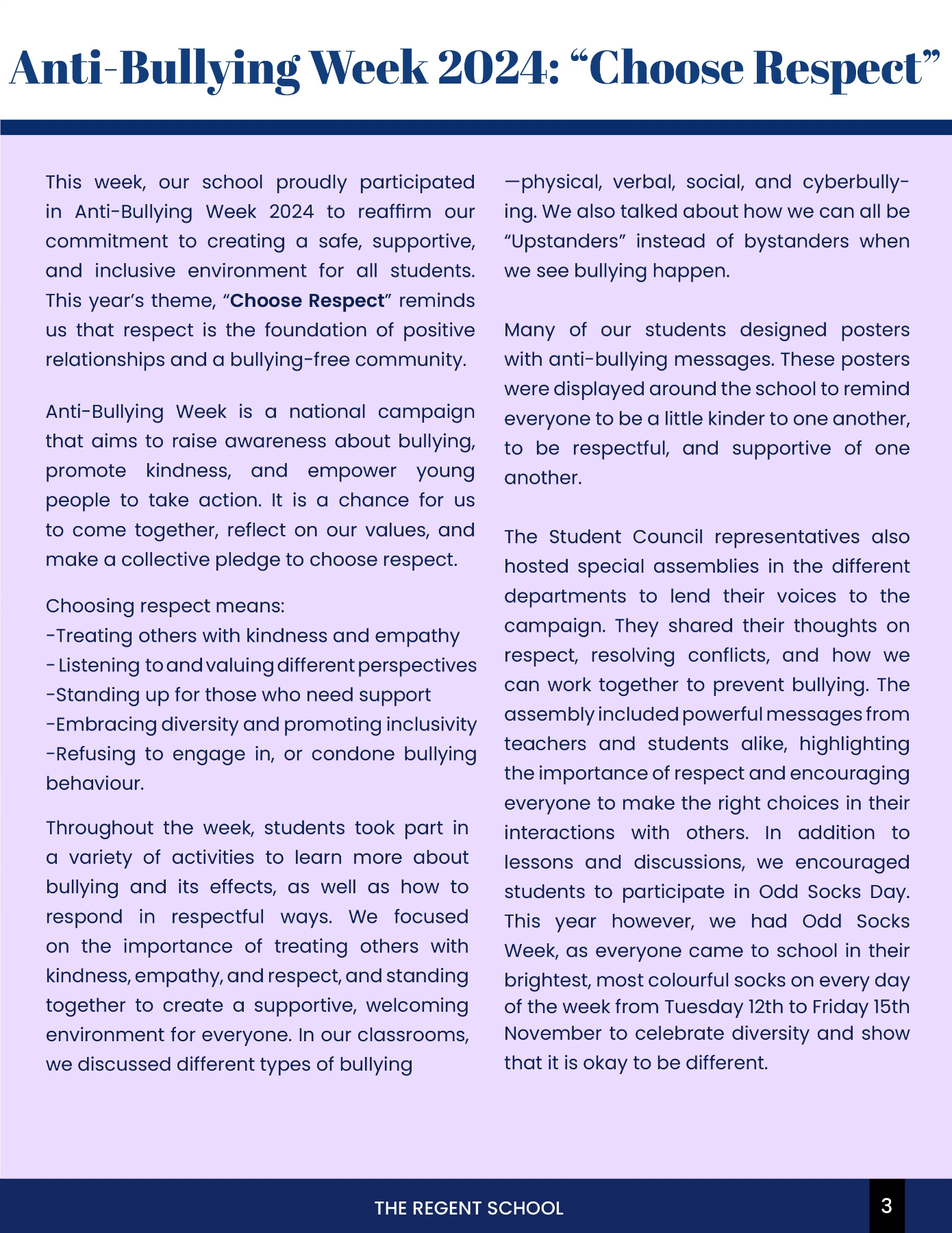 Newsletter Week 11